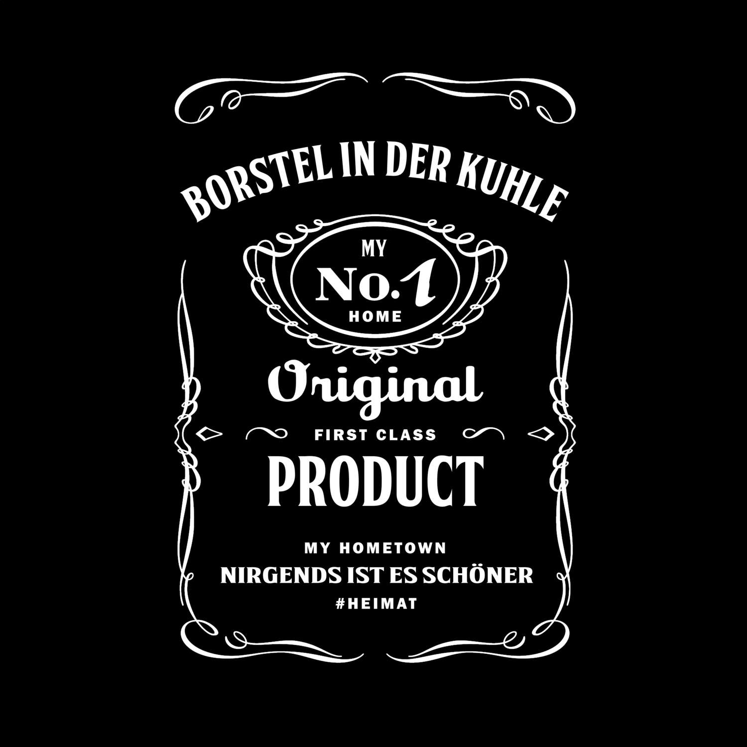 T-Shirt »Jackie« für den Ort »Borstel in der Kuhle«