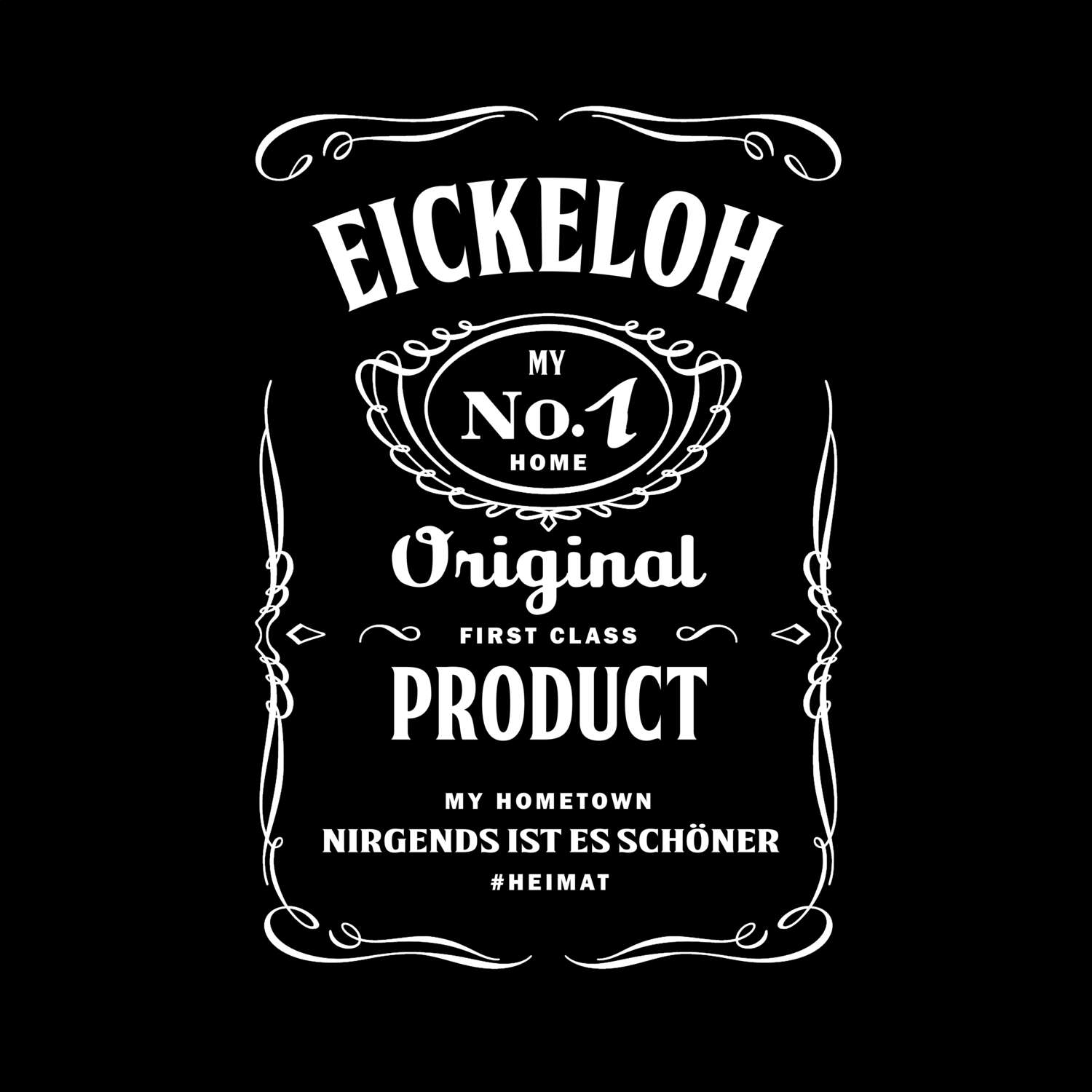 T-Shirt »Jackie« für den Ort »Eickeloh«