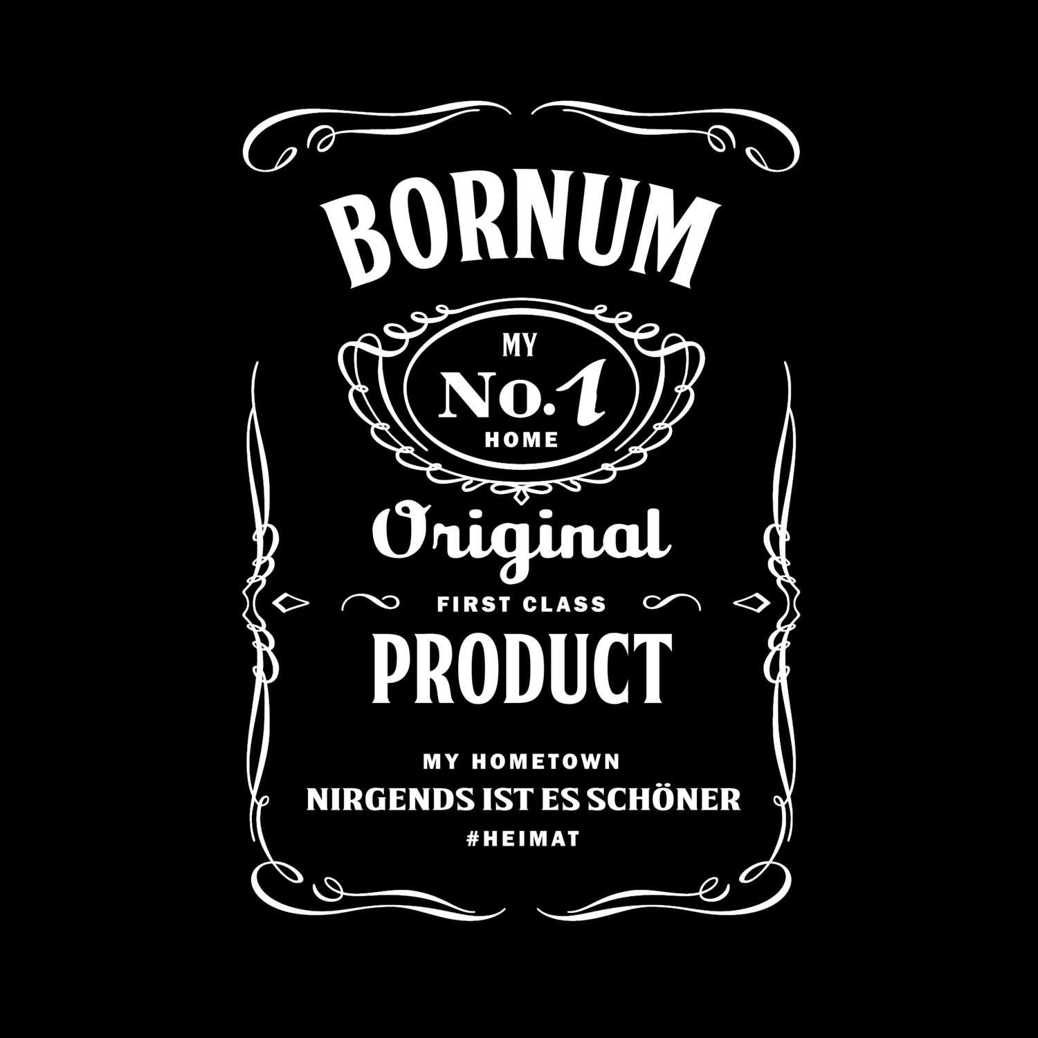 T-Shirt »Jackie« für den Ort »Bornum«