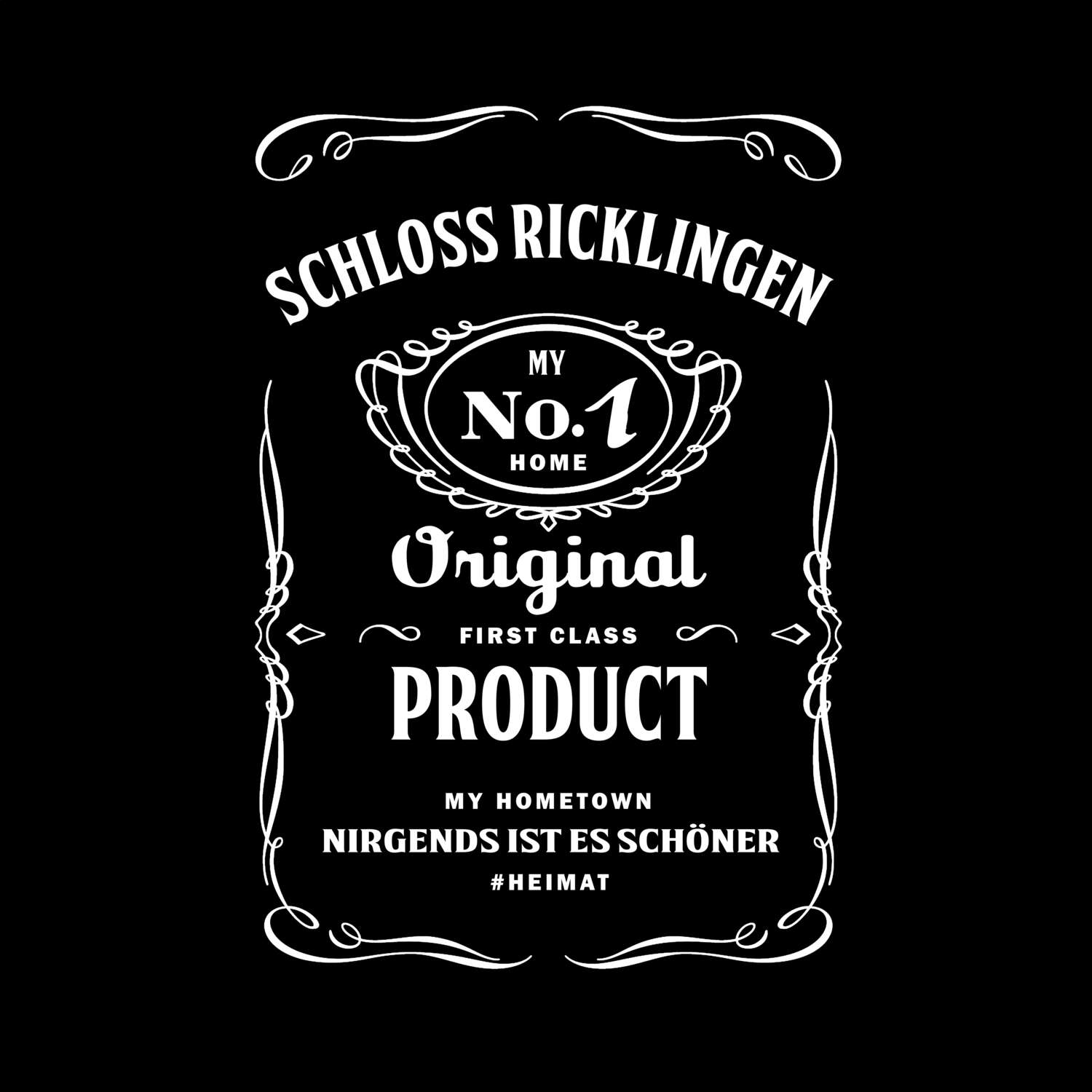 T-Shirt »Jackie« für den Ort »Schloß Ricklingen«