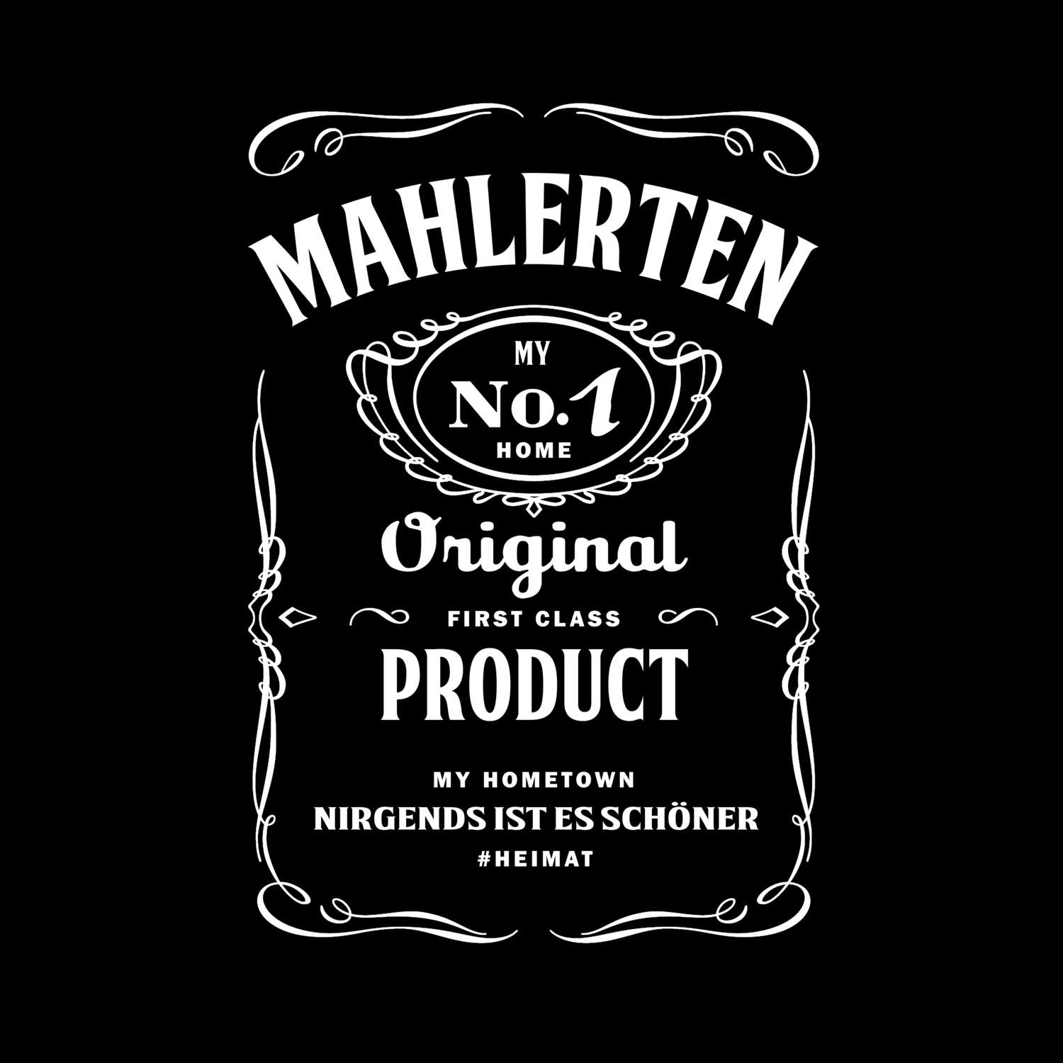 T-Shirt »Jackie« für den Ort »Mahlerten«