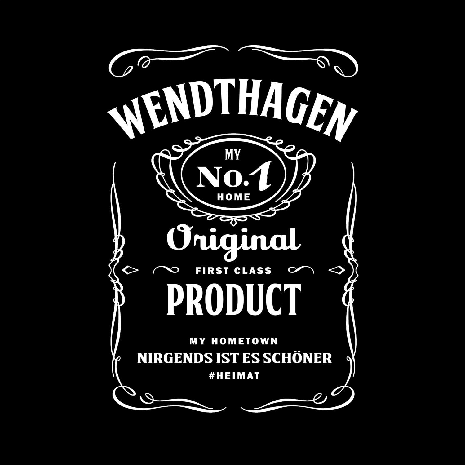 T-Shirt »Jackie« für den Ort »Wendthagen«