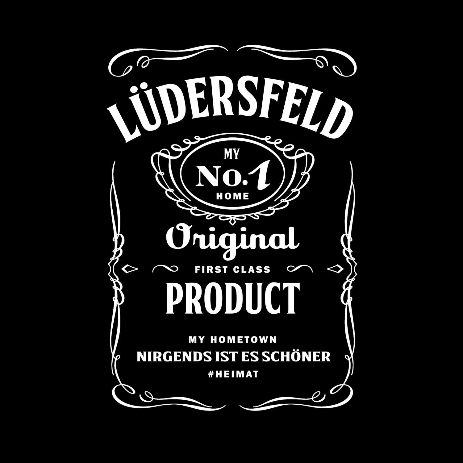 T-Shirt »Jackie« für den Ort »Lüdersfeld«