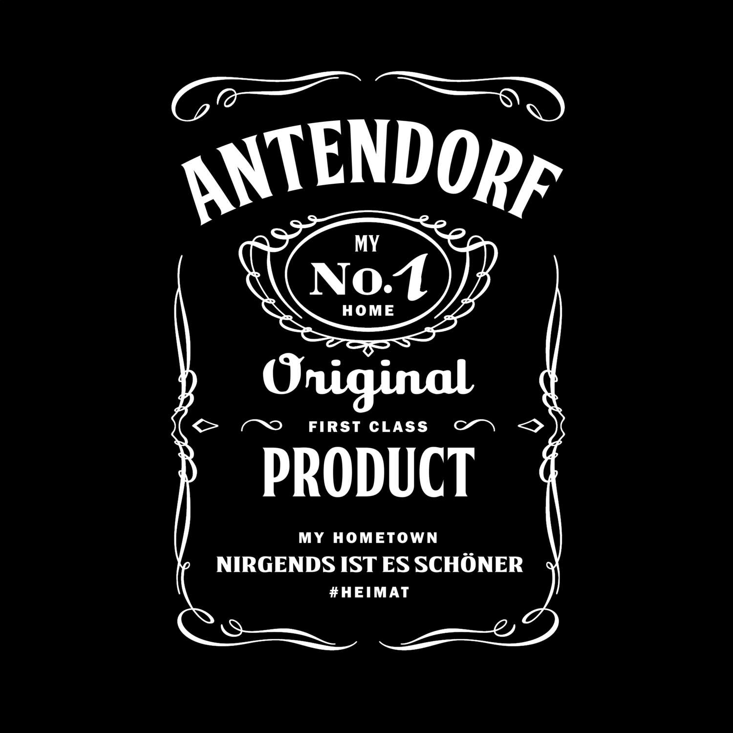 T-Shirt »Jackie« für den Ort »Antendorf«