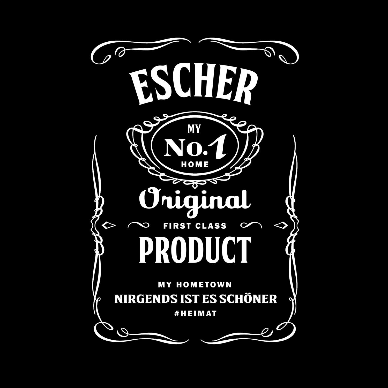 T-Shirt »Jackie« für den Ort »Escher«