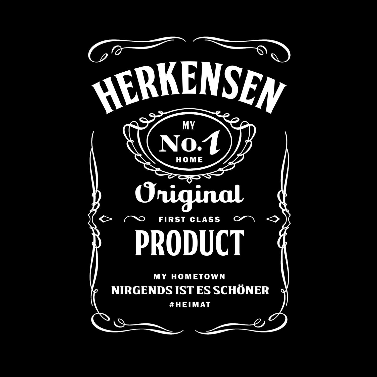 T-Shirt »Jackie« für den Ort »Herkensen«