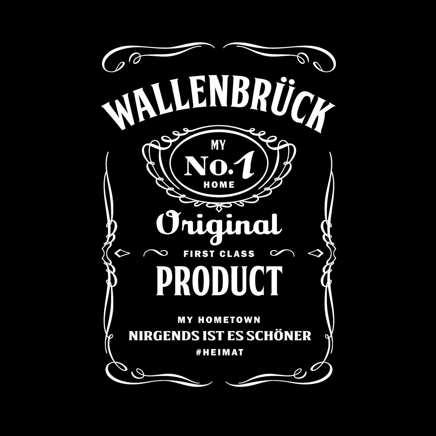 T-Shirt »Jackie« für den Ort »Wallenbrück«