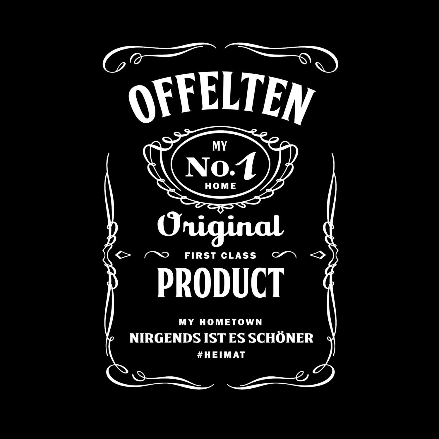 T-Shirt »Jackie« für den Ort »Offelten«