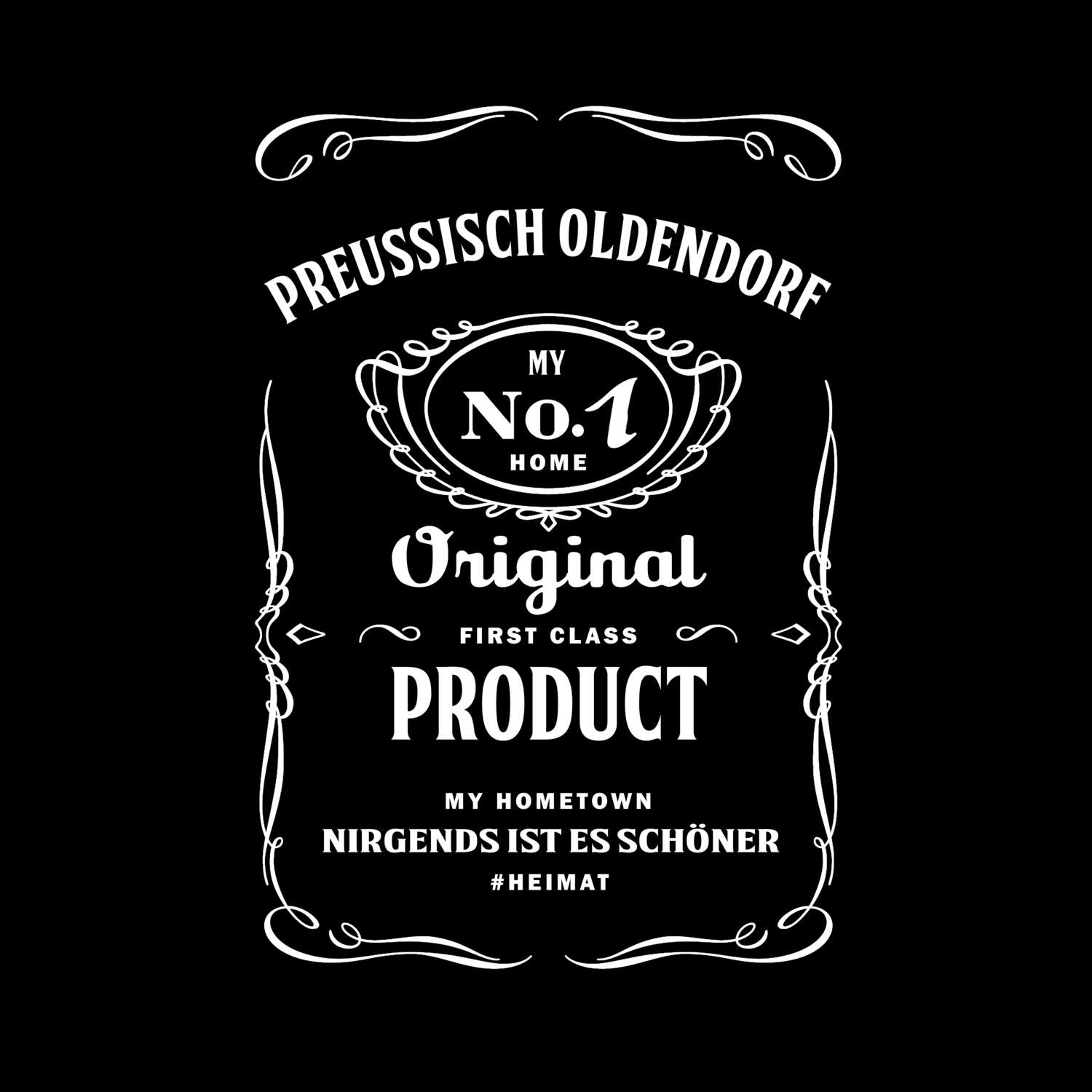 T-Shirt »Jackie« für den Ort »Preußisch Oldendorf«