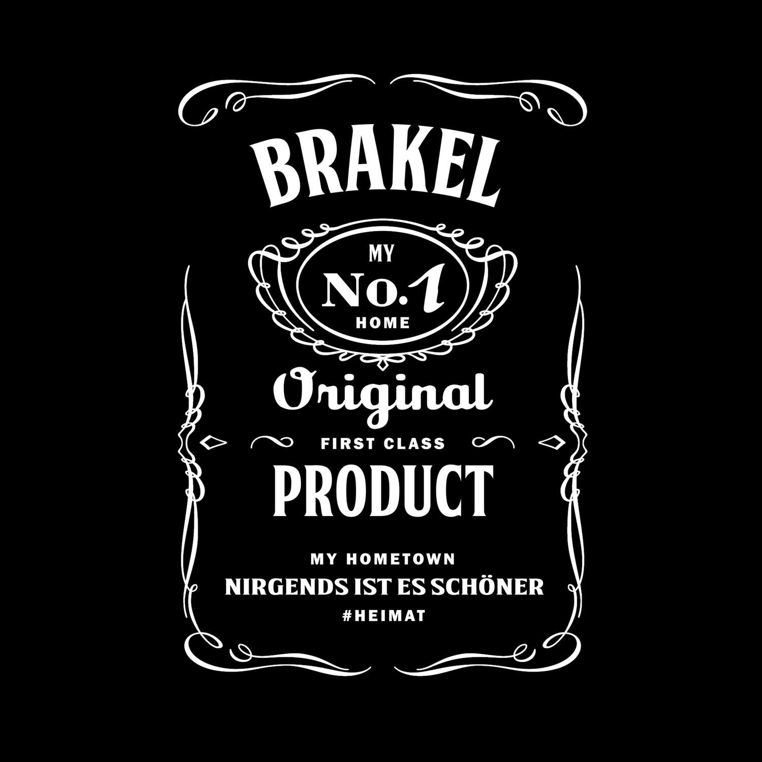 T-Shirt »Jackie« für den Ort »Brakel«