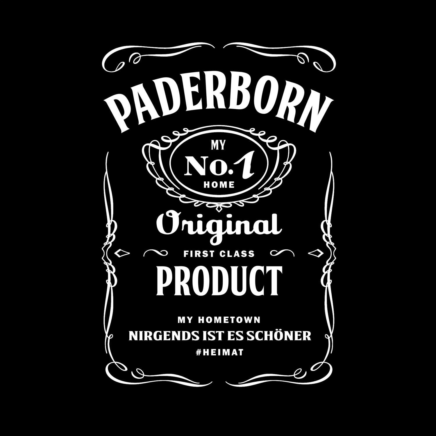 T-Shirt »Jackie« für den Ort »Paderborn«