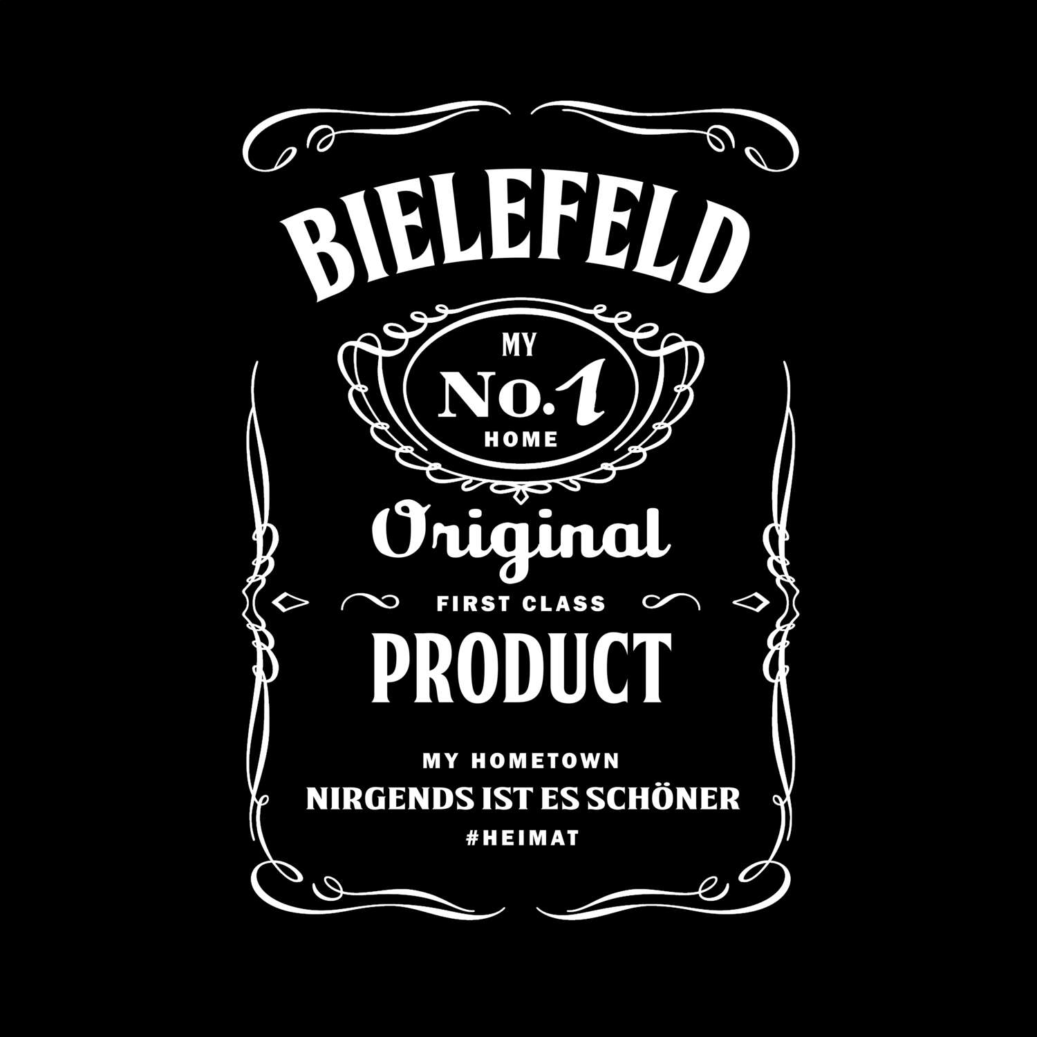 T-Shirt »Jackie« für den Ort »Bielefeld«