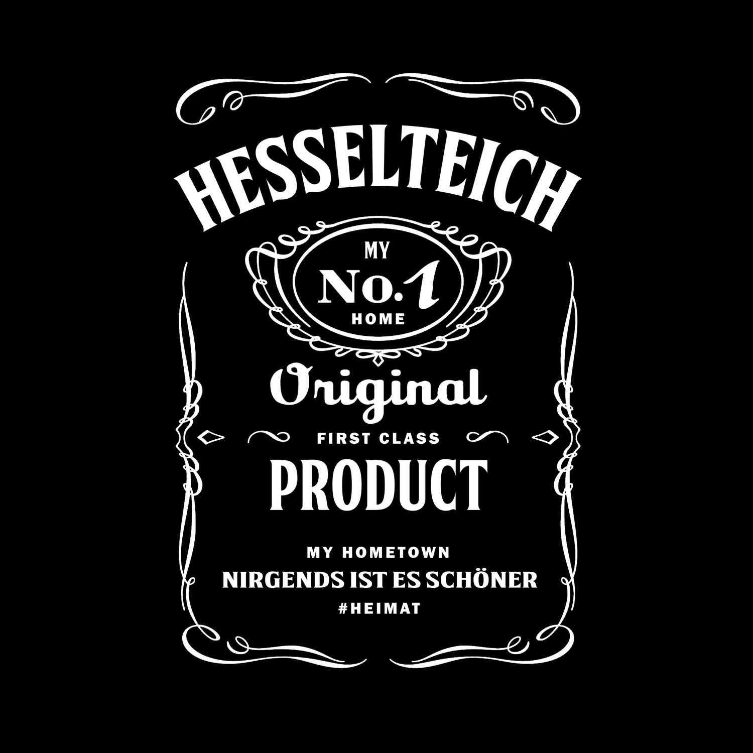 T-Shirt »Jackie« für den Ort »Hesselteich«