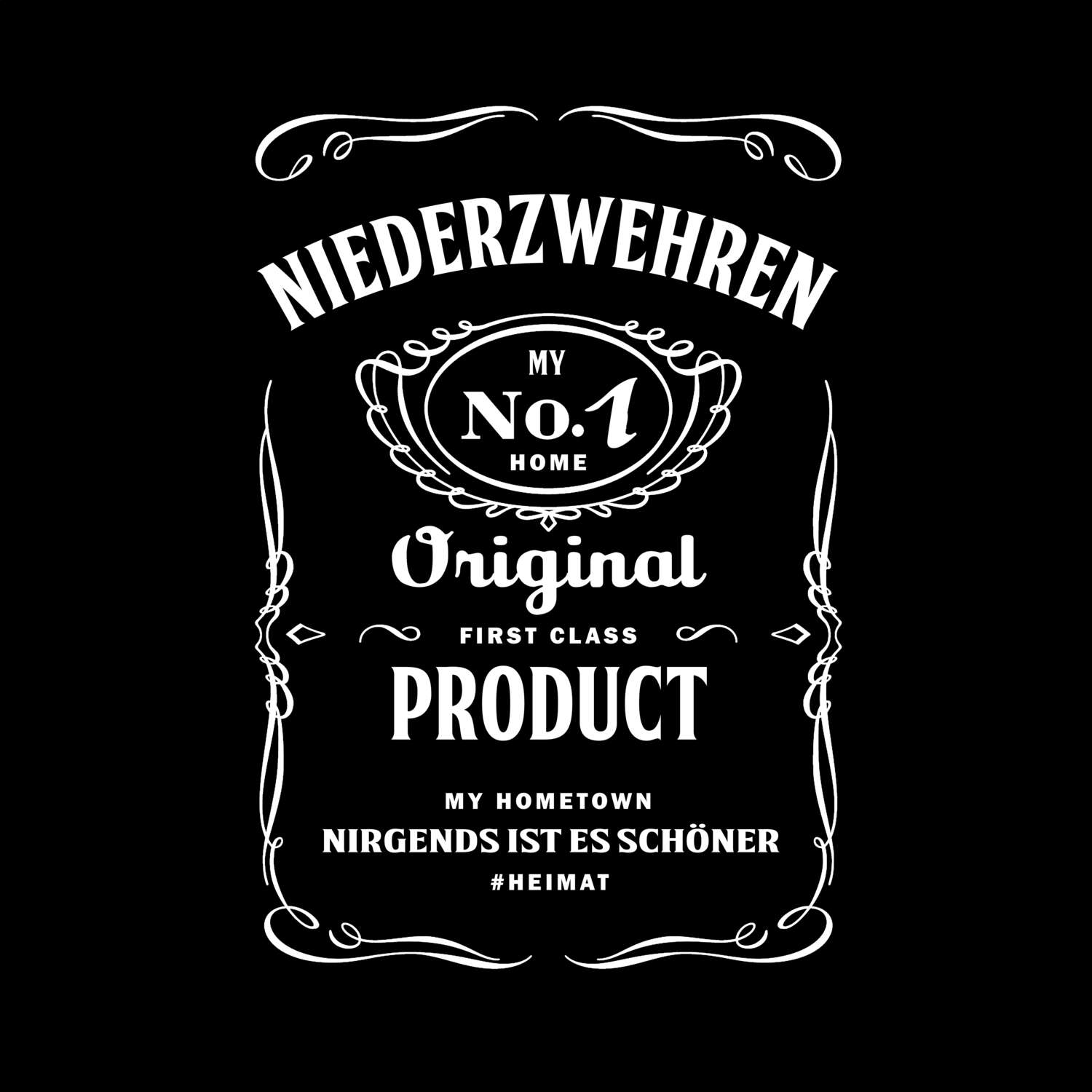 T-Shirt »Jackie« für den Ort »Niederzwehren«