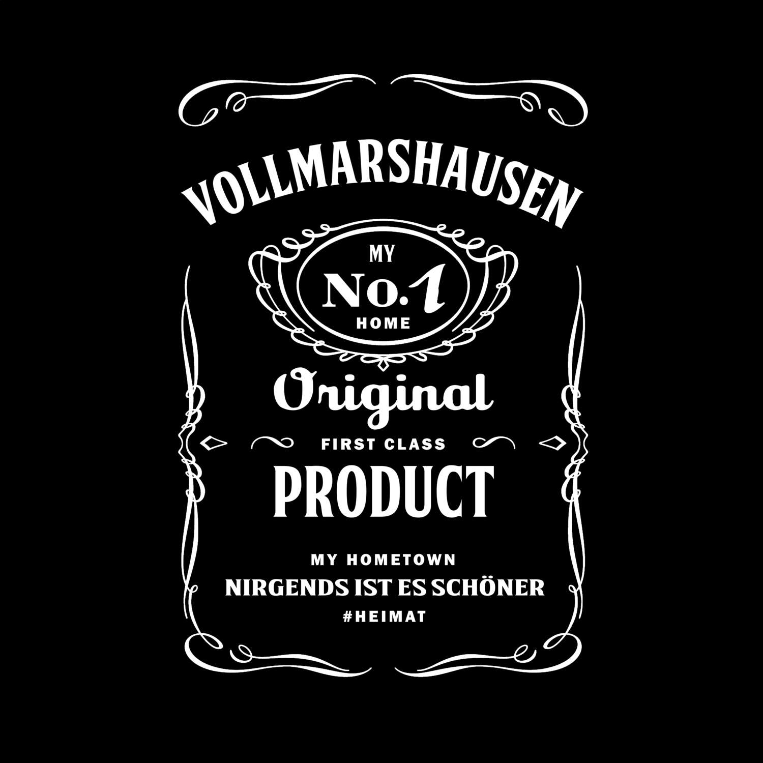 T-Shirt »Jackie« für den Ort »Vollmarshausen«