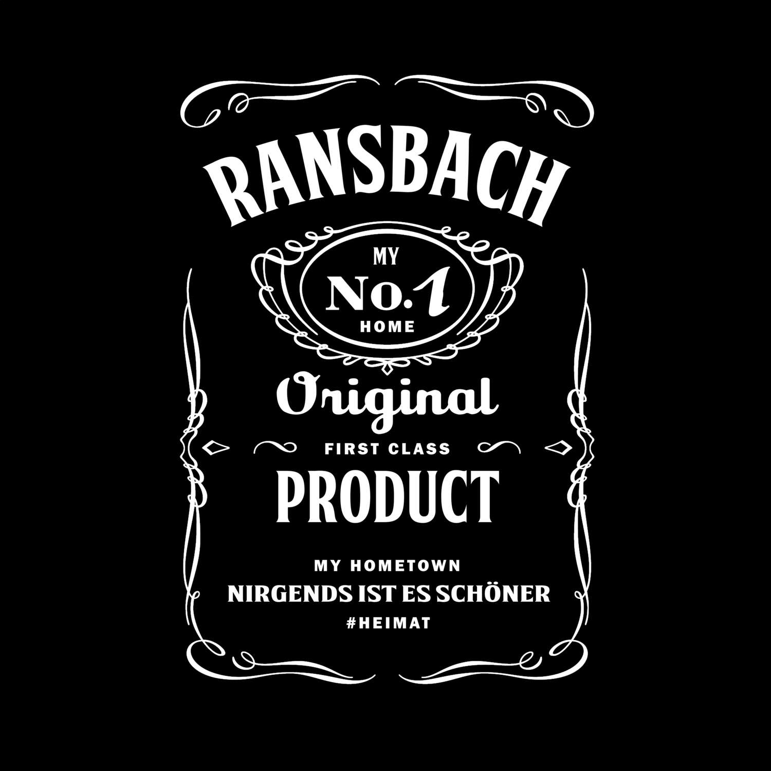 T-Shirt »Jackie« für den Ort »Ransbach«