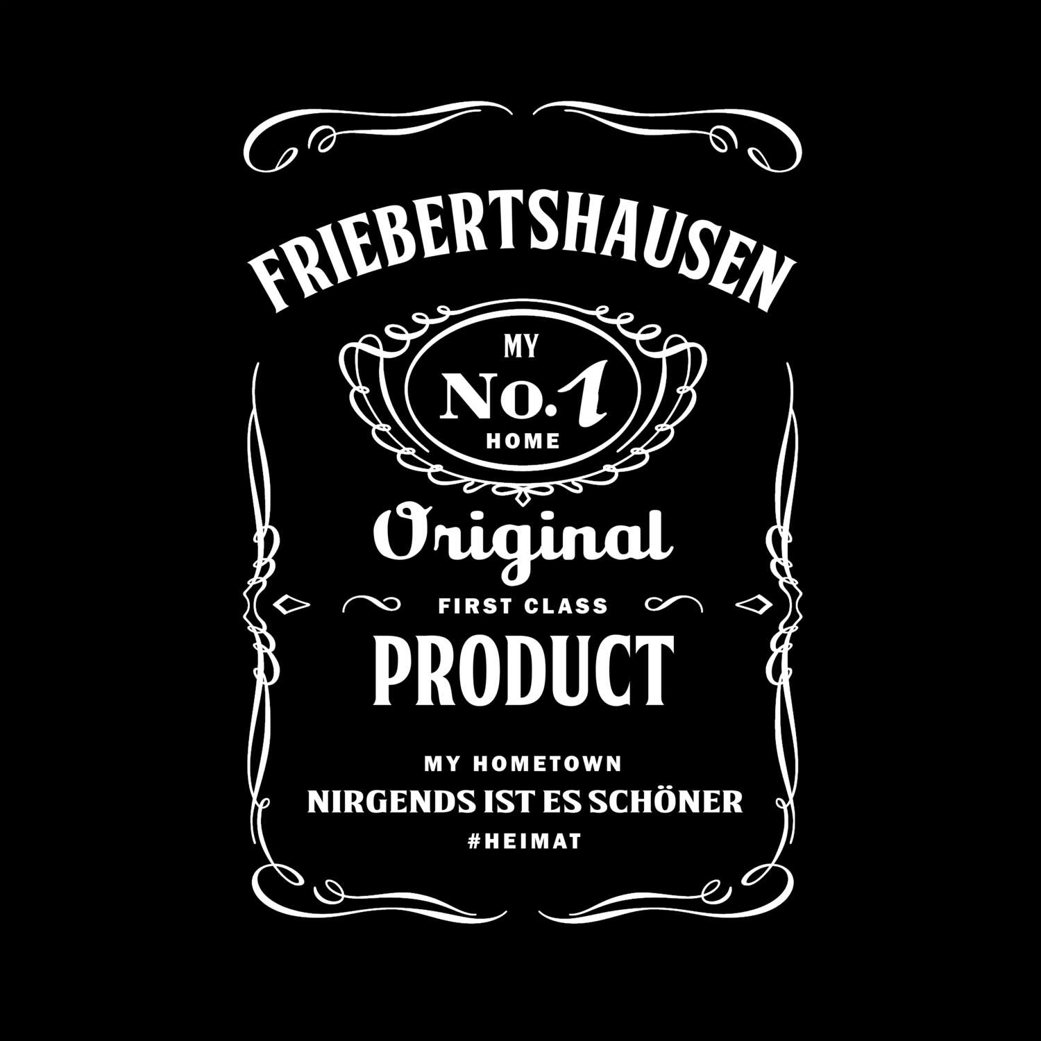 T-Shirt »Jackie« für den Ort »Friebertshausen«