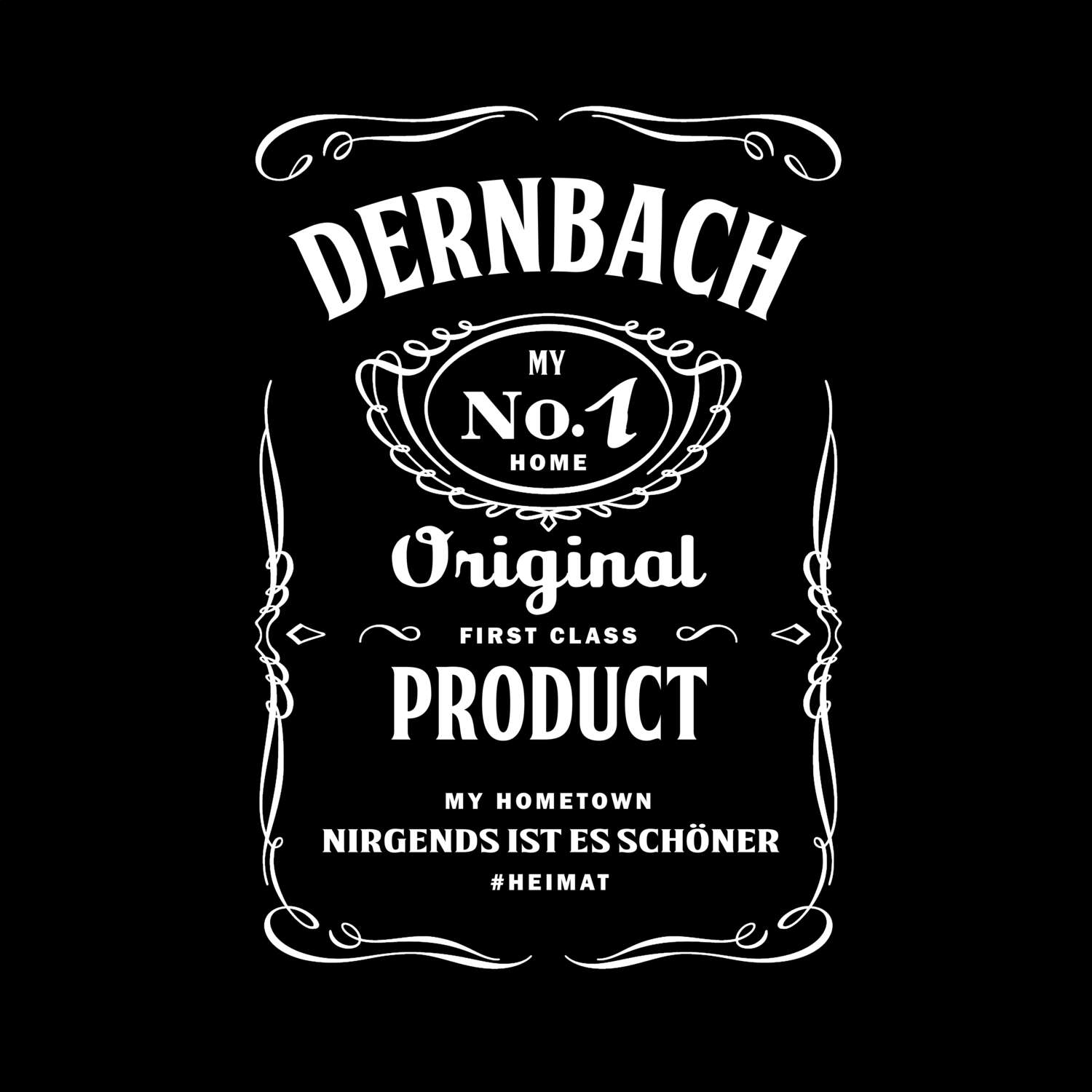 T-Shirt »Jackie« für den Ort »Dernbach«