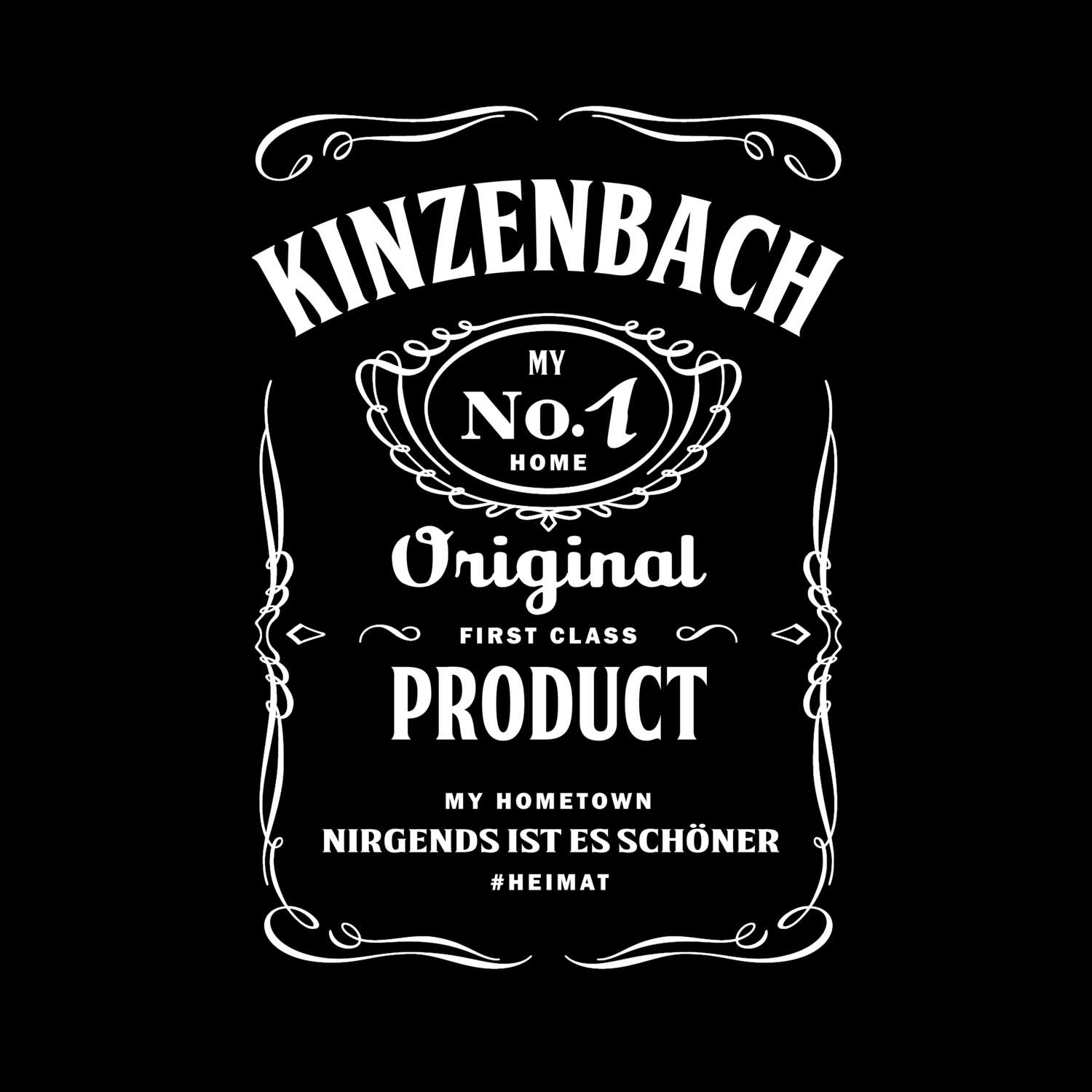 T-Shirt »Jackie« für den Ort »Kinzenbach«