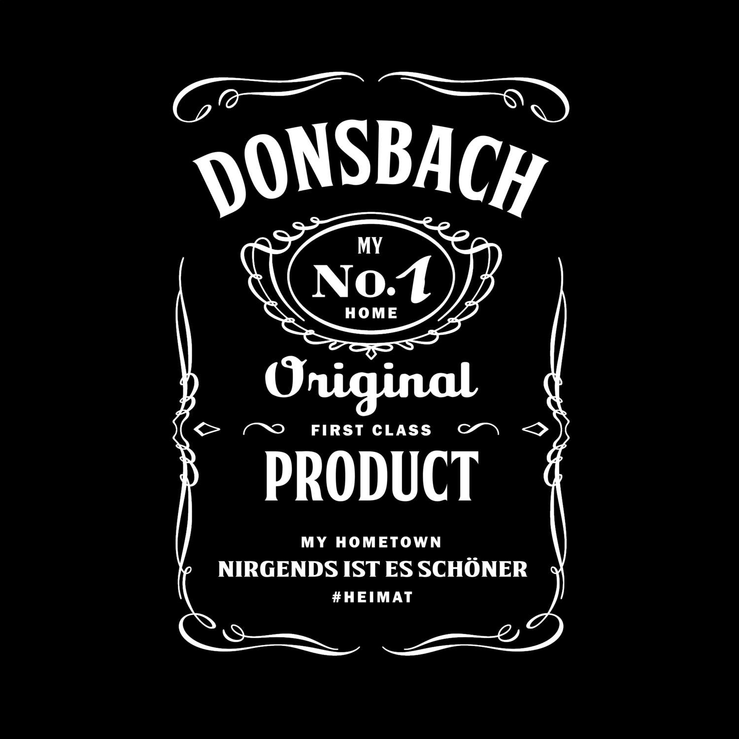 T-Shirt »Jackie« für den Ort »Donsbach«