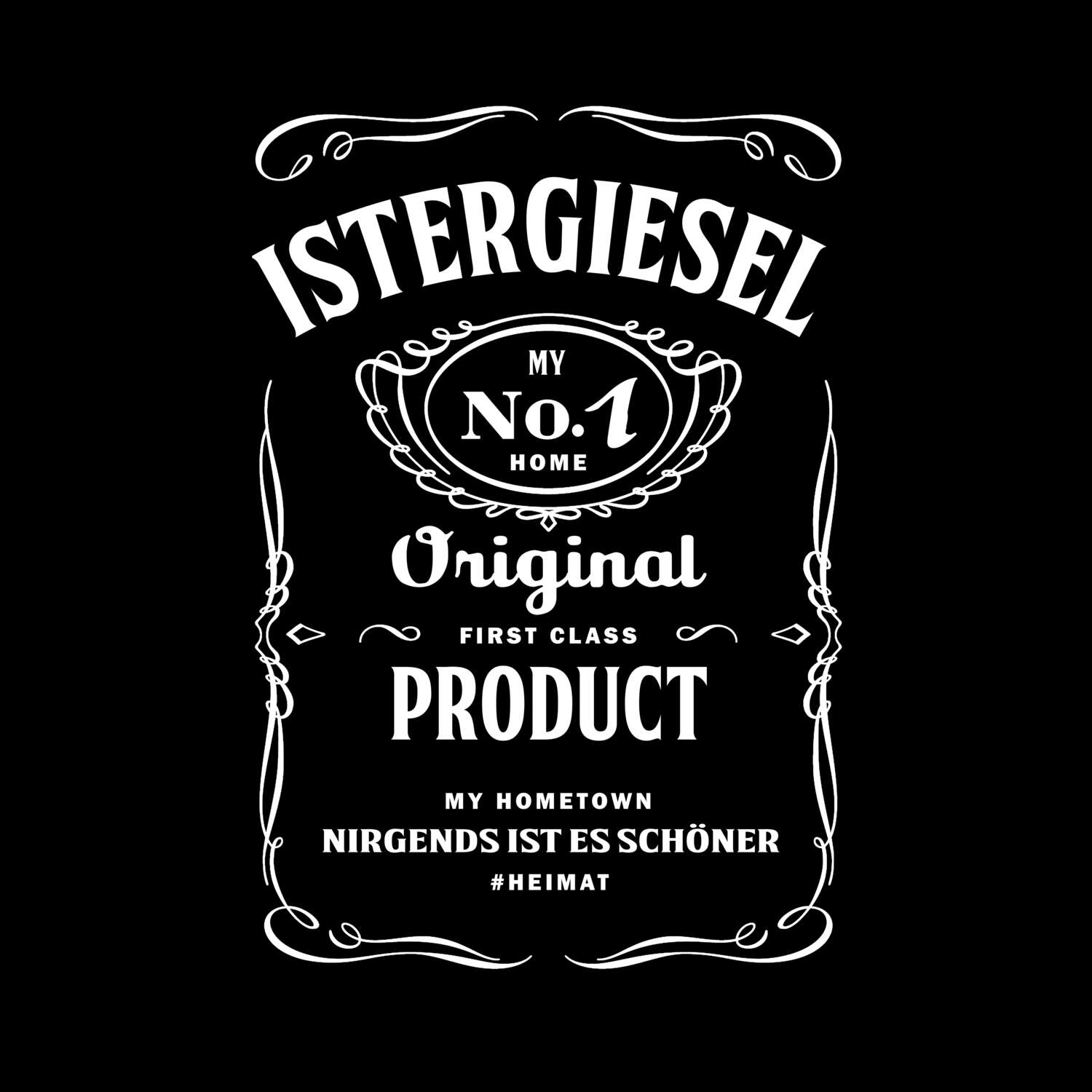 T-Shirt »Jackie« für den Ort »Istergiesel«