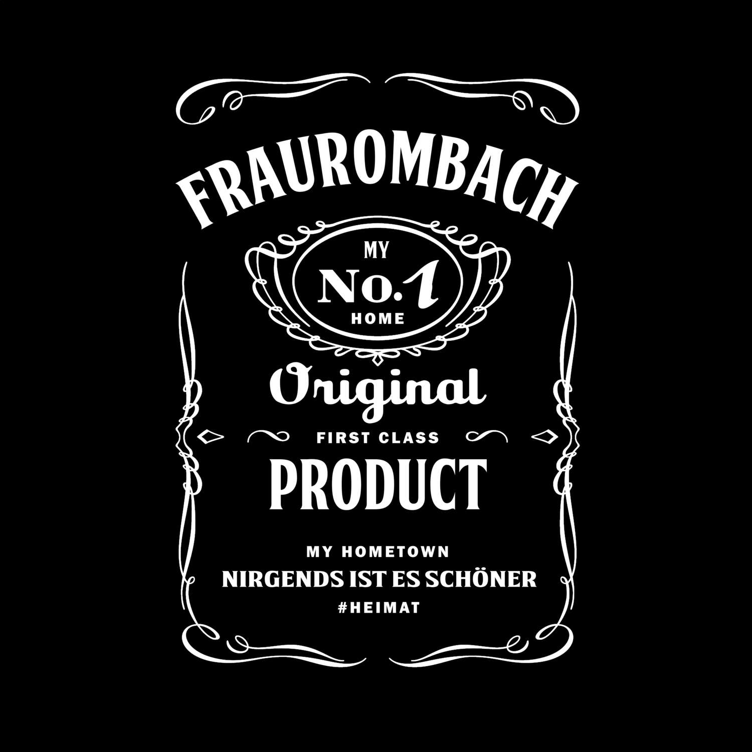 T-Shirt »Jackie« für den Ort »Fraurombach«