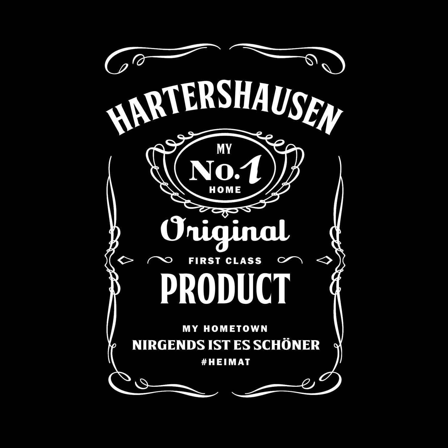 T-Shirt »Jackie« für den Ort »Hartershausen«