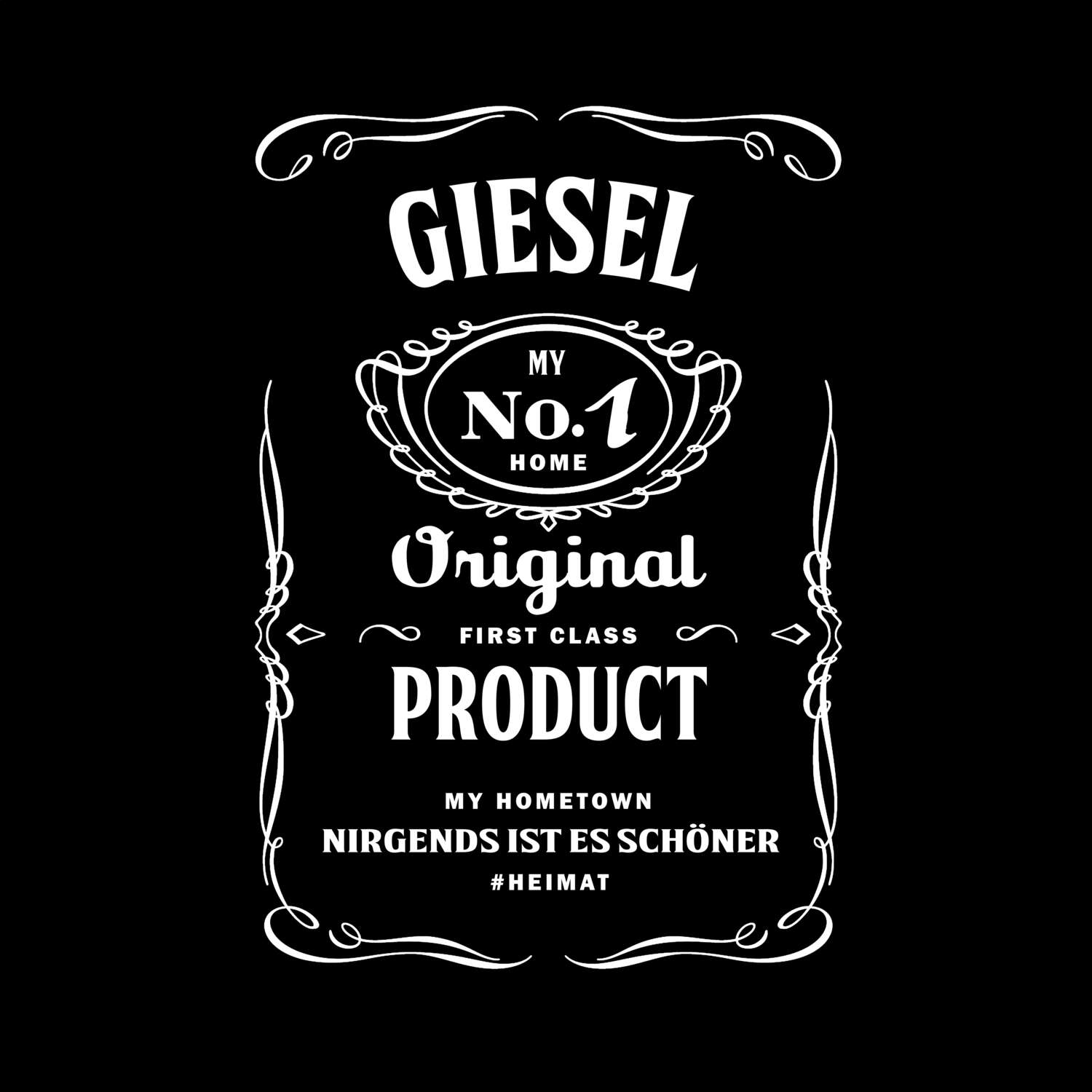 T-Shirt »Jackie« für den Ort »Giesel«