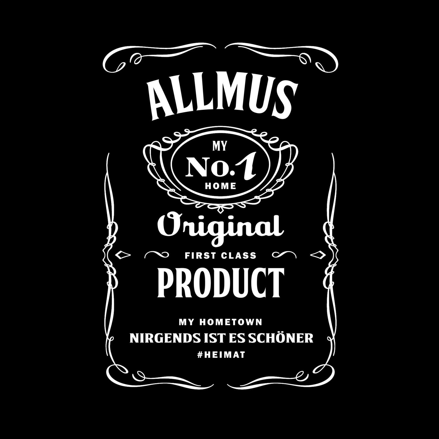 T-Shirt »Jackie« für den Ort »Allmus«