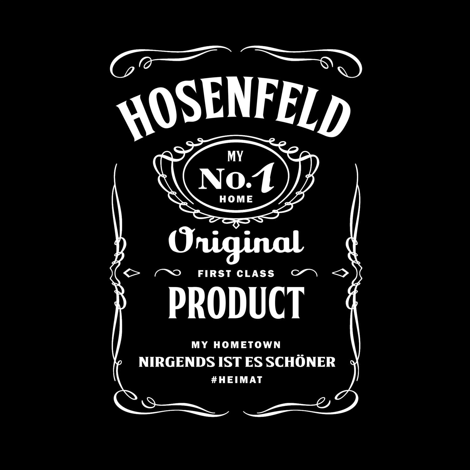 T-Shirt »Jackie« für den Ort »Hosenfeld«