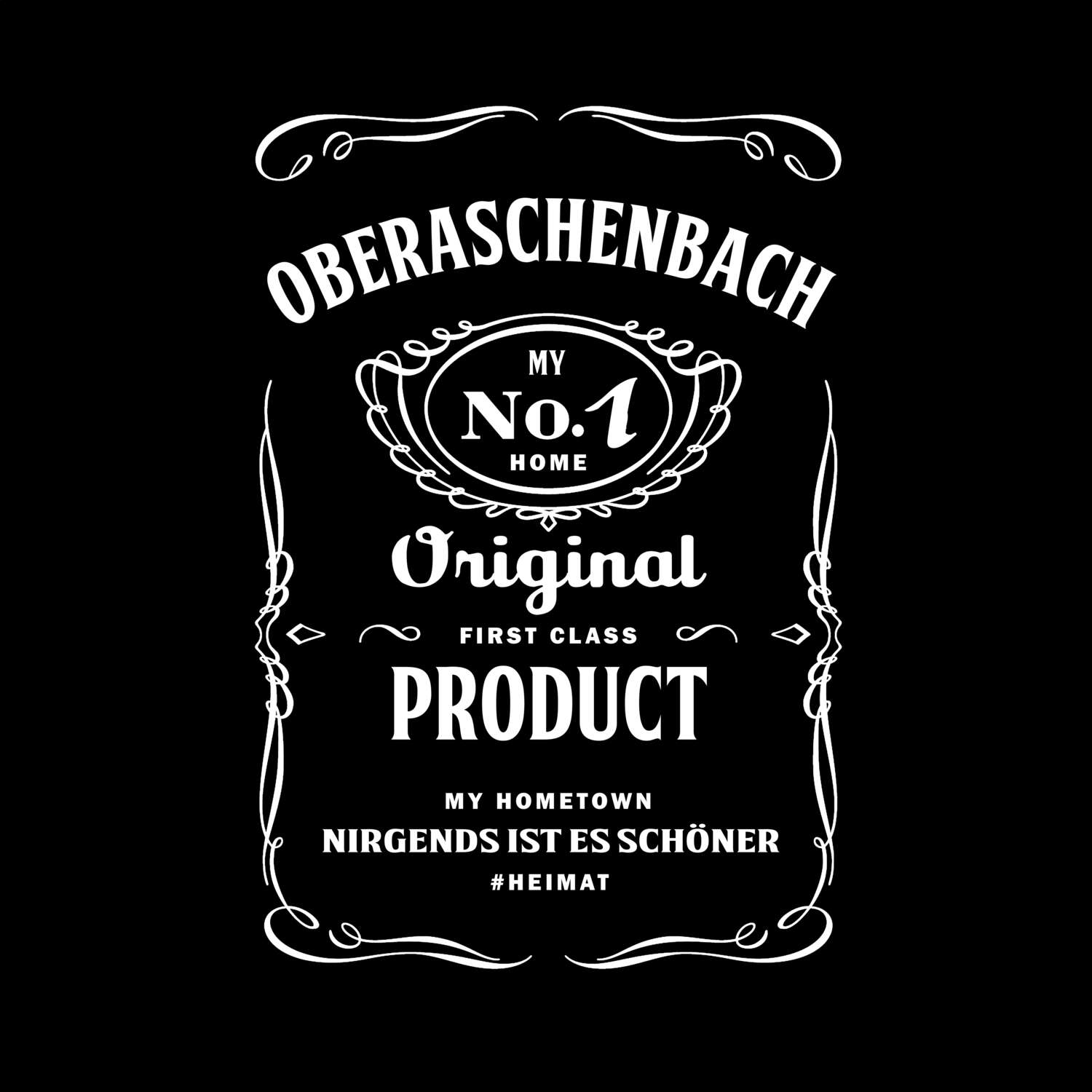 T-Shirt »Jackie« für den Ort »Oberaschenbach«