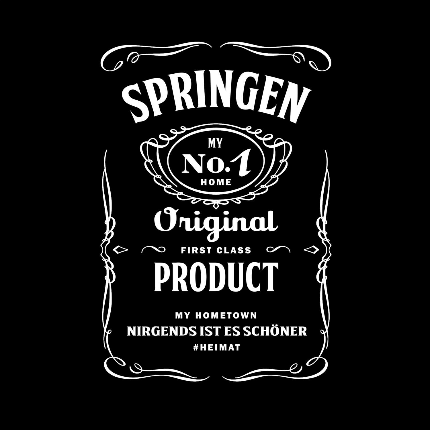 T-Shirt »Jackie« für den Ort »Springen«