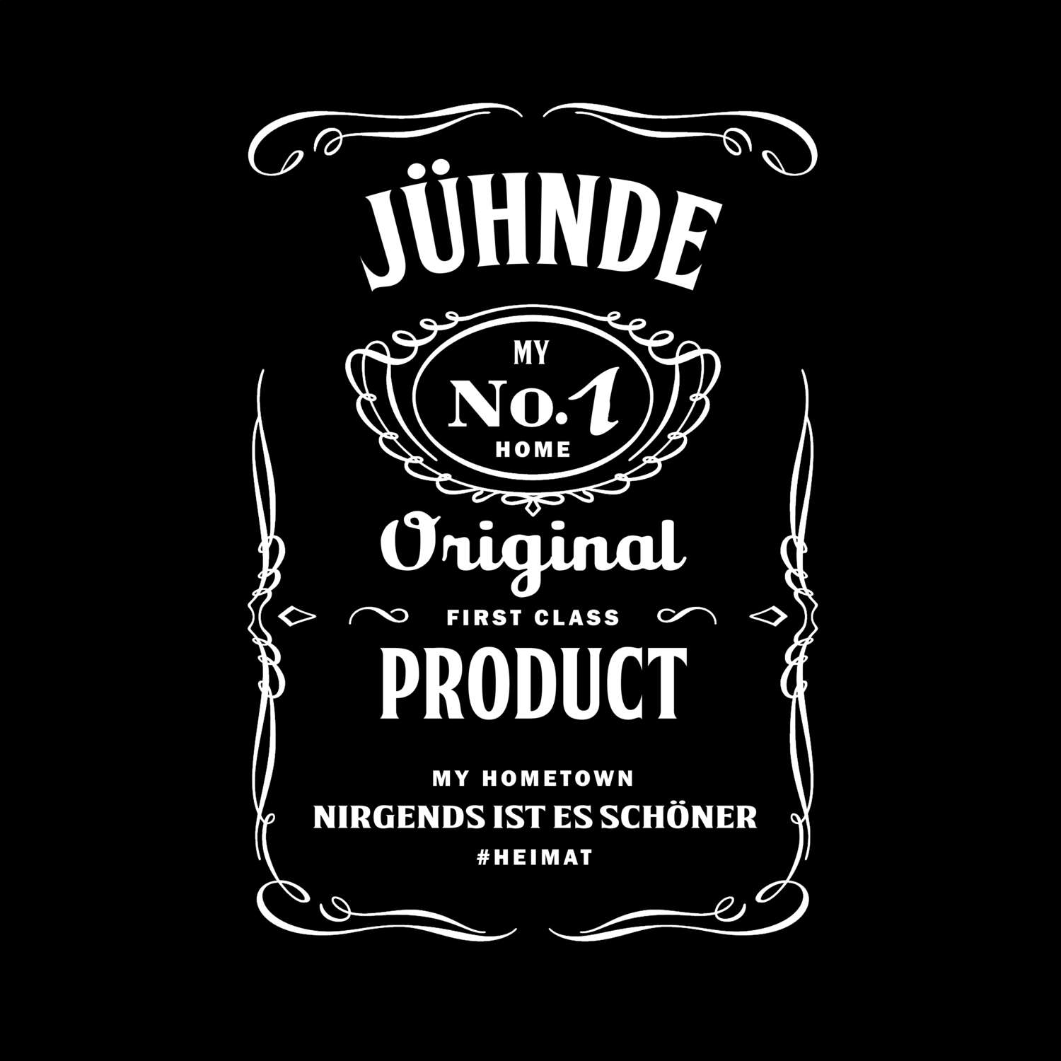 T-Shirt »Jackie« für den Ort »Jühnde«