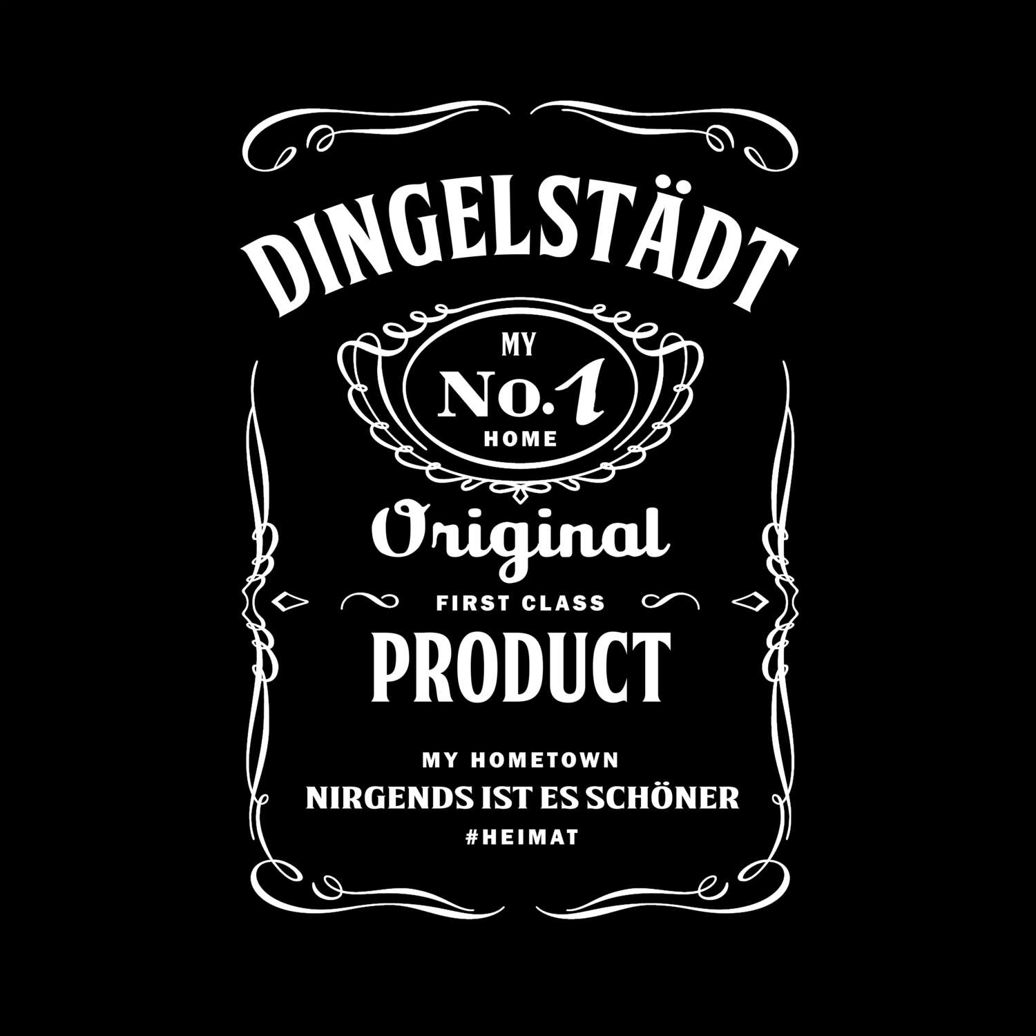 T-Shirt »Jackie« für den Ort »Dingelstädt«