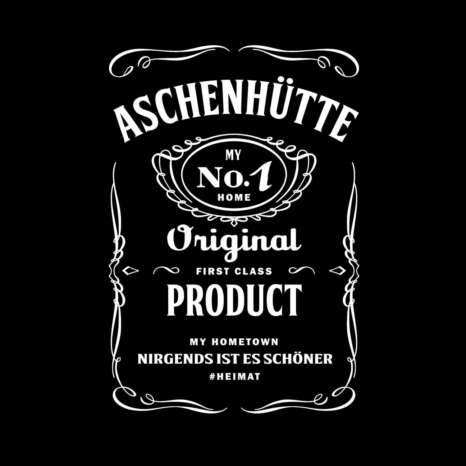 T-Shirt »Jackie« für den Ort »Aschenhütte«