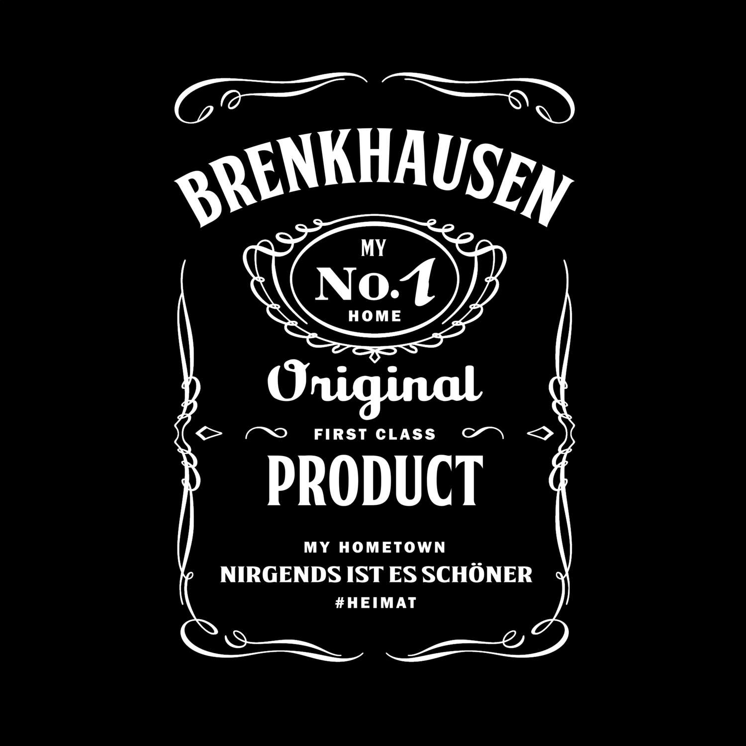 T-Shirt »Jackie« für den Ort »Brenkhausen«