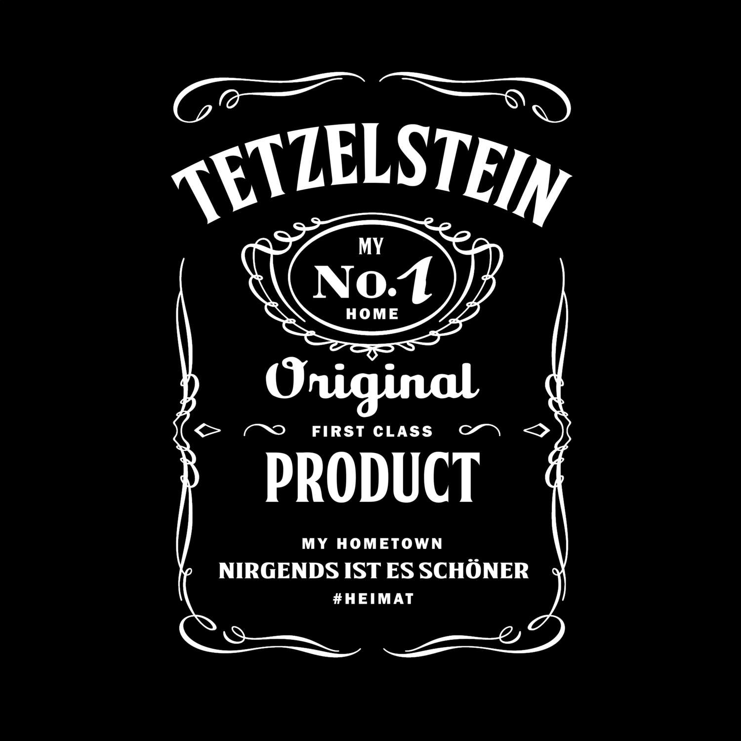 T-Shirt »Jackie« für den Ort »Tetzelstein«