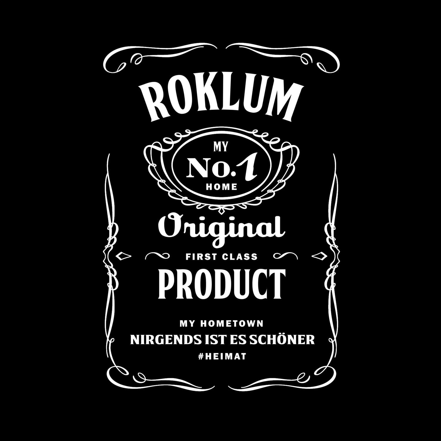 T-Shirt »Jackie« für den Ort »Roklum«