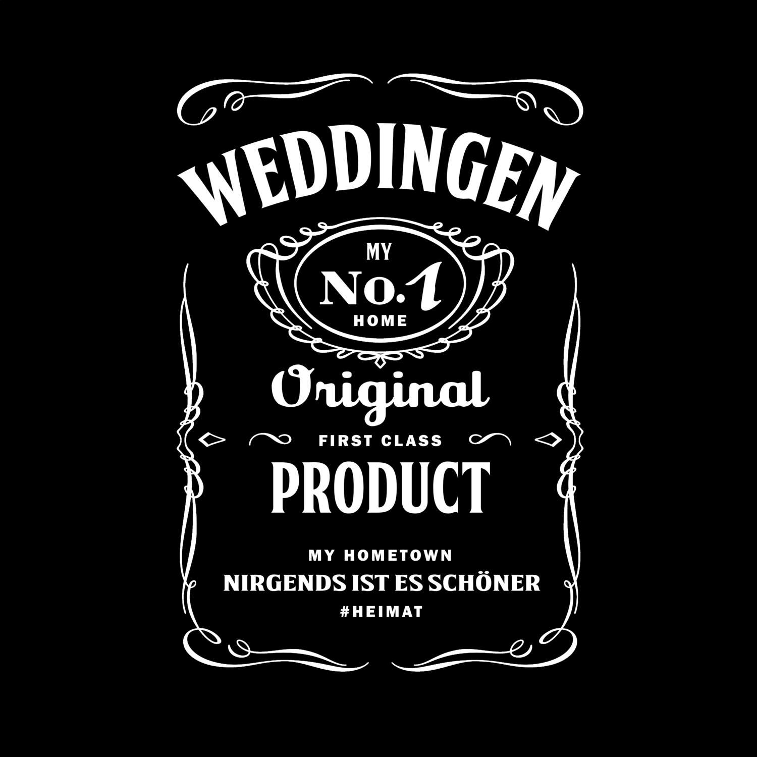 T-Shirt »Jackie« für den Ort »Weddingen«