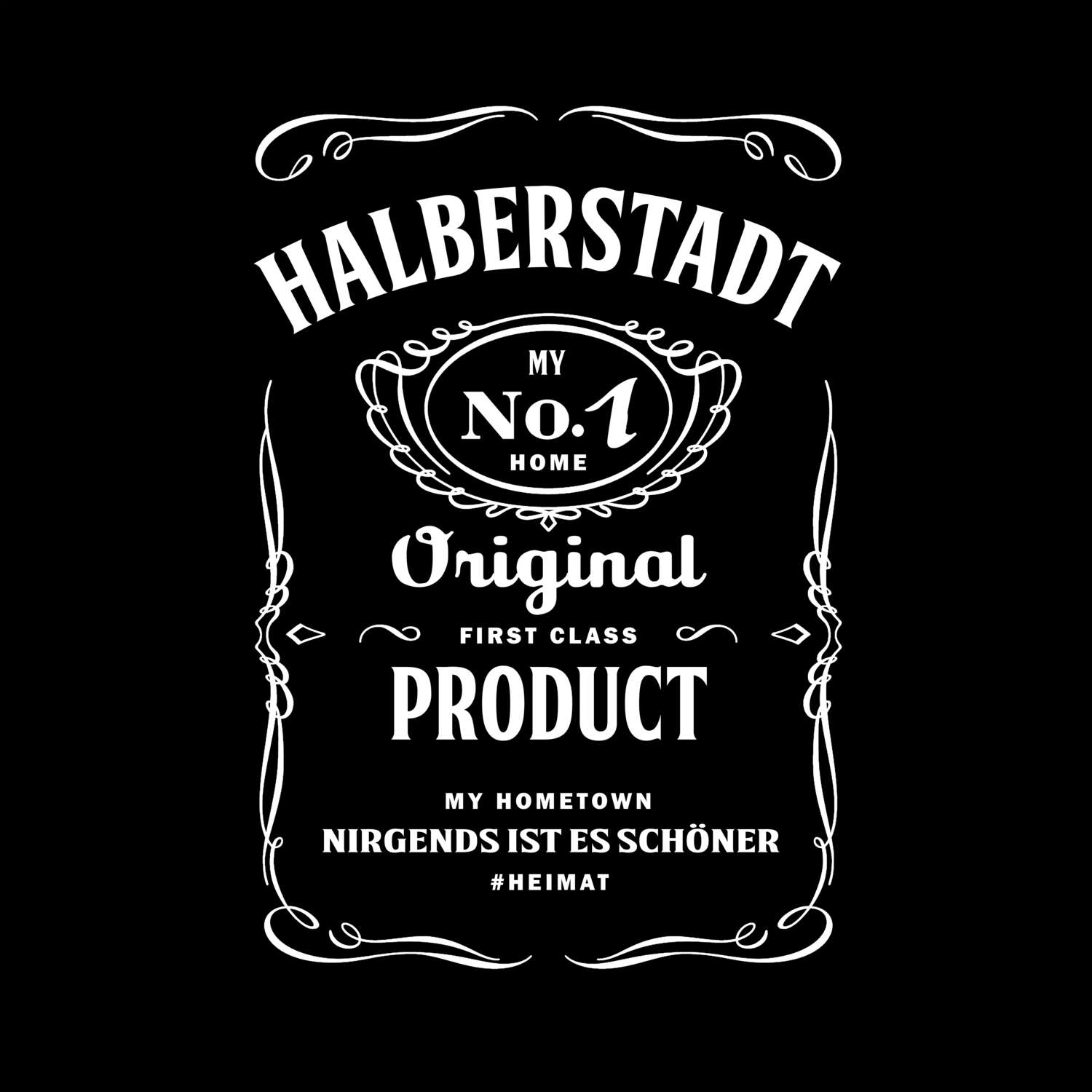 T-Shirt »Jackie« für den Ort »Halberstadt«