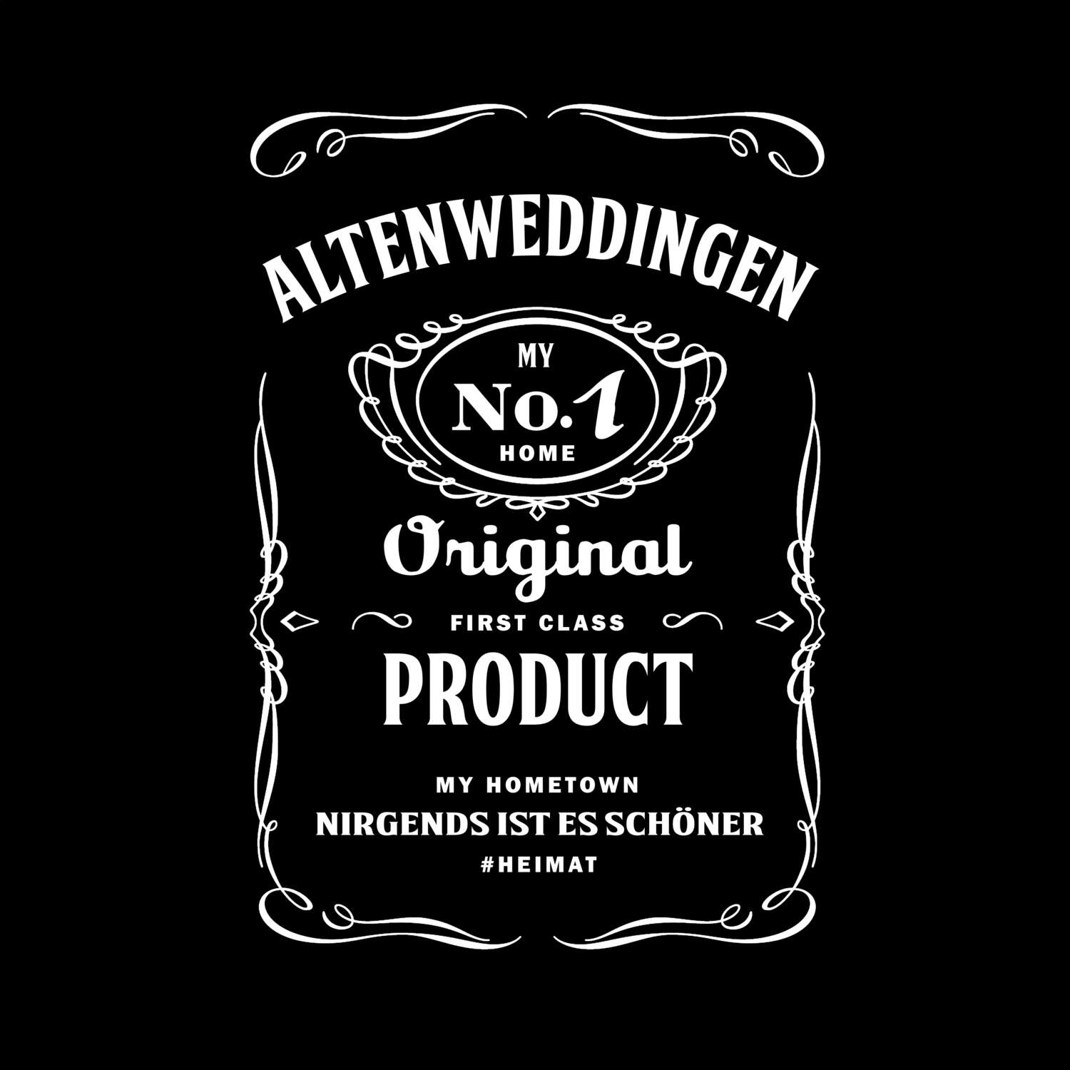 T-Shirt »Jackie« für den Ort »Altenweddingen«