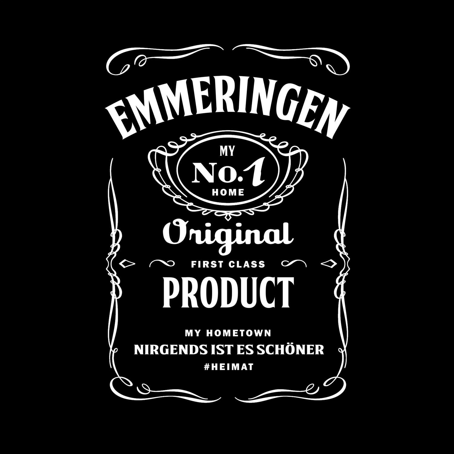 T-Shirt »Jackie« für den Ort »Emmeringen«