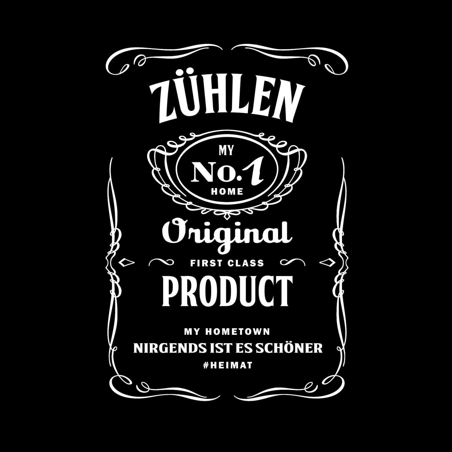 T-Shirt »Jackie« für den Ort »Zühlen«