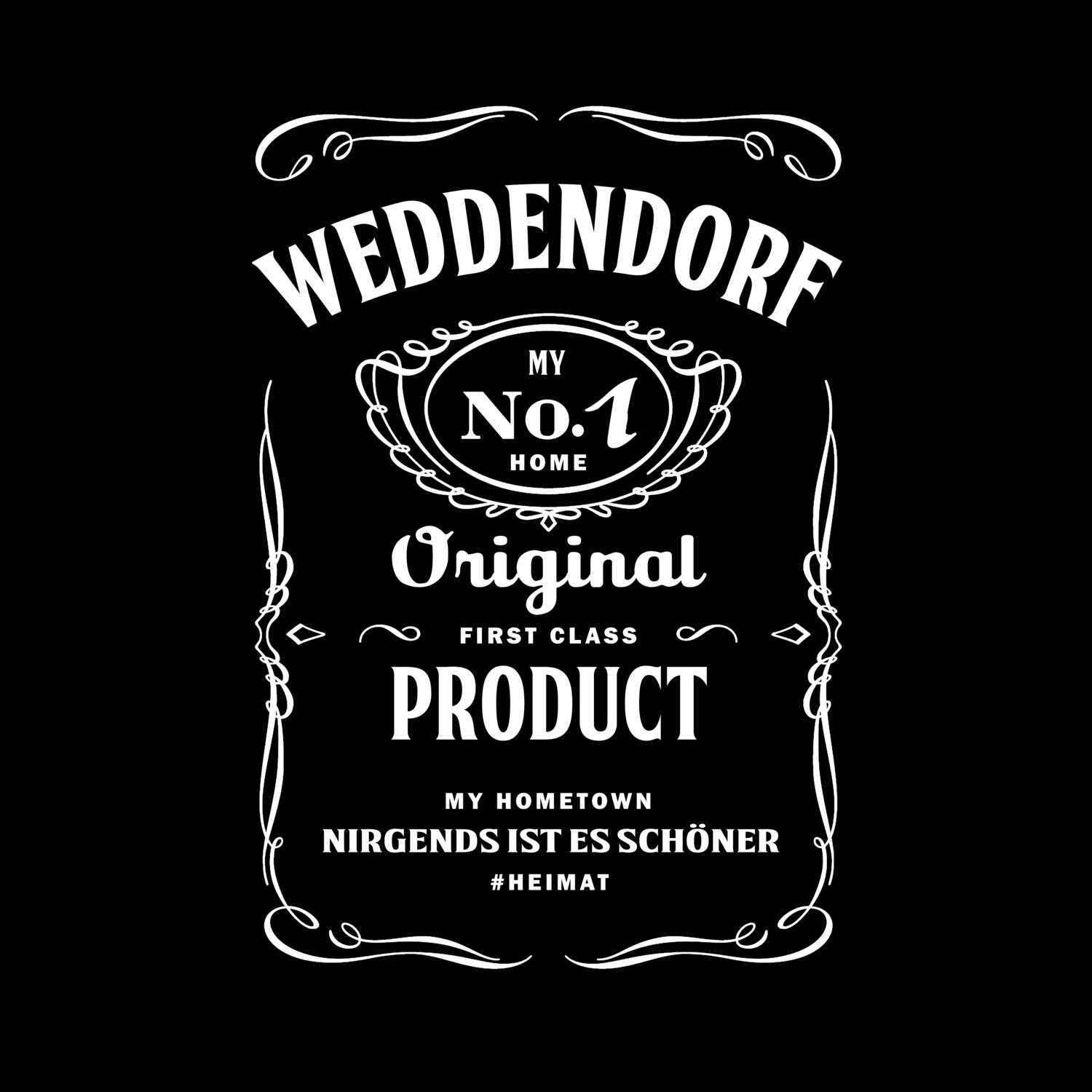 T-Shirt »Jackie« für den Ort »Weddendorf«