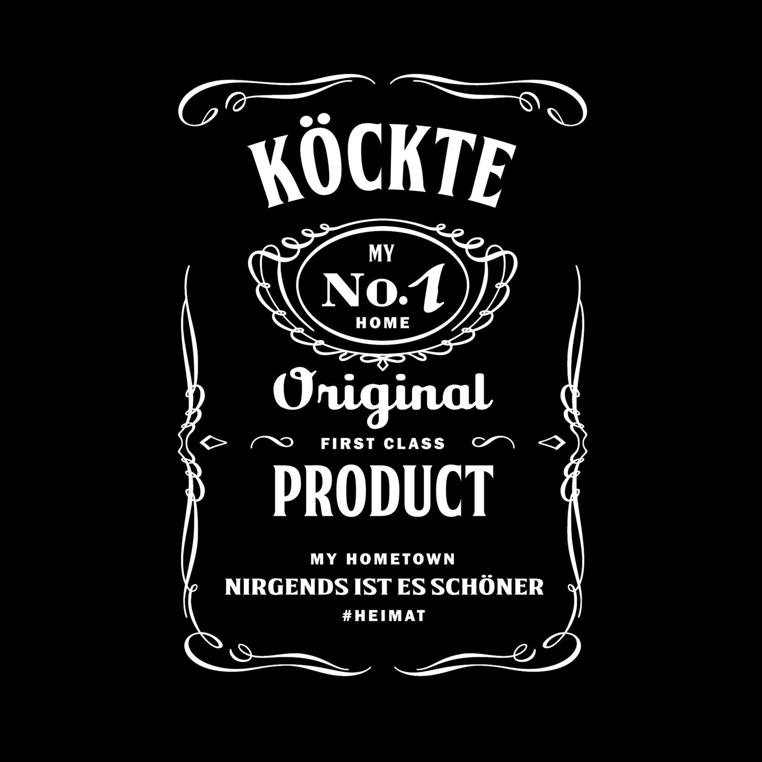 T-Shirt »Jackie« für den Ort »Köckte«