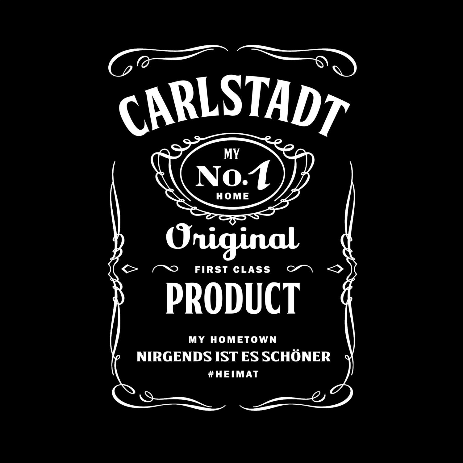 T-Shirt »Jackie« für den Ort »Carlstadt«