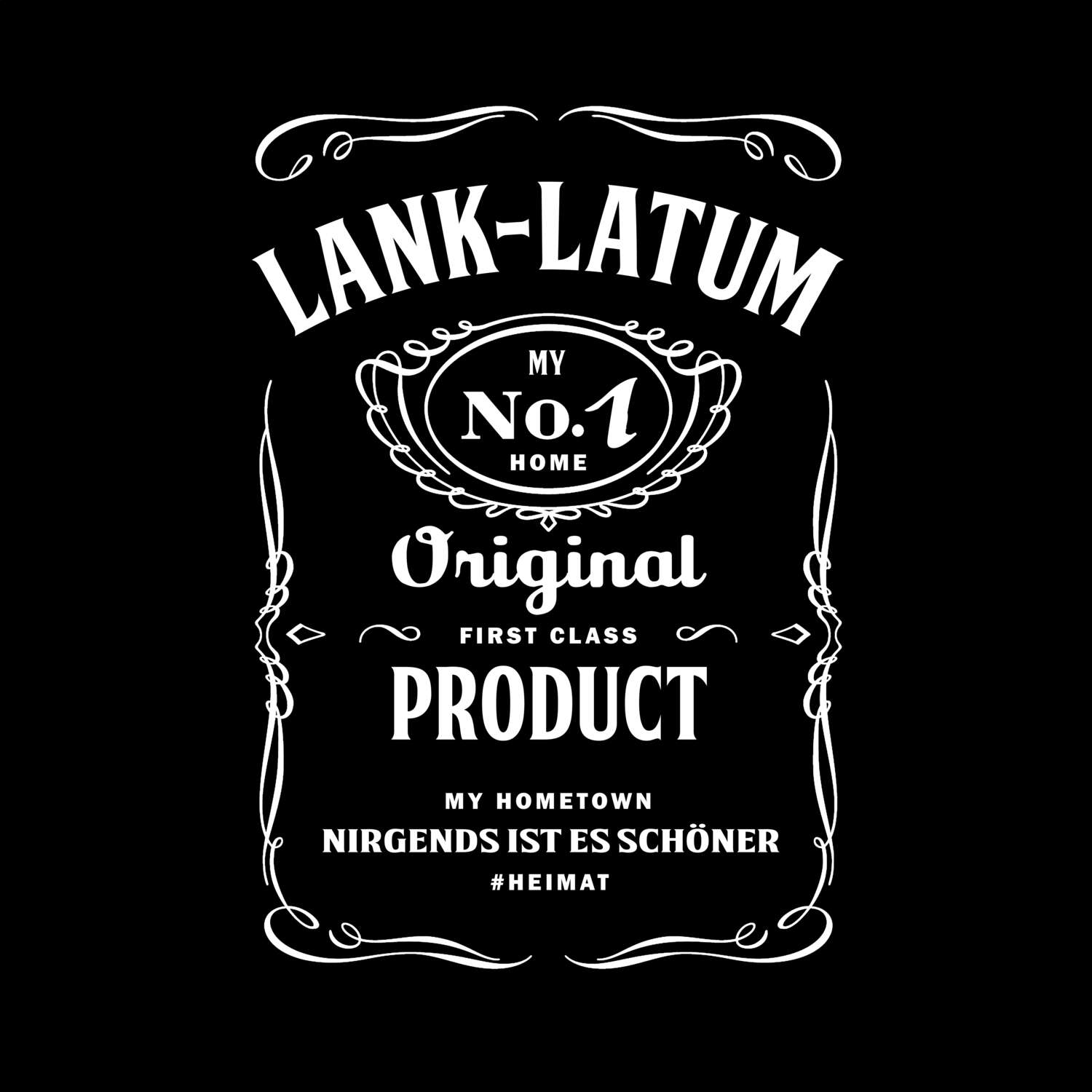 T-Shirt »Jackie« für den Ort »Lank-Latum«