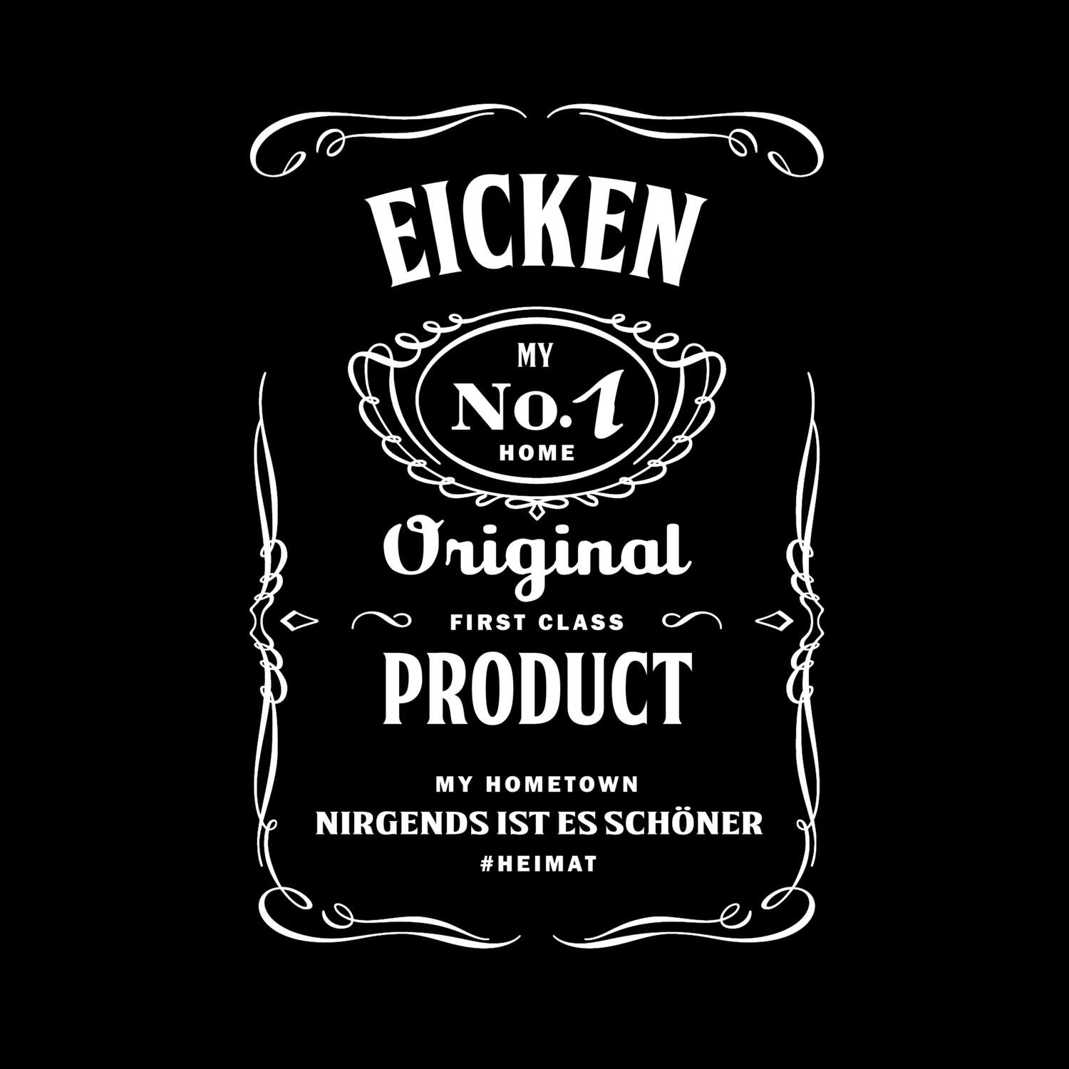 T-Shirt »Jackie« für den Ort »Eicken«