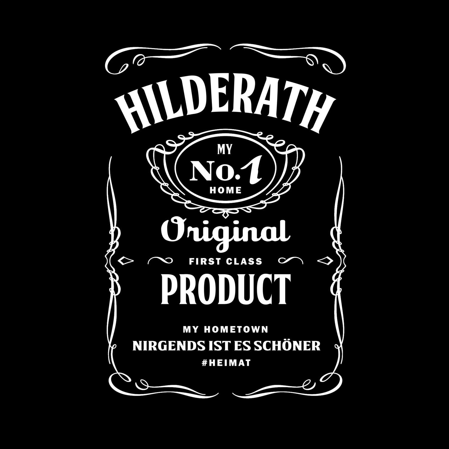 T-Shirt »Jackie« für den Ort »Hilderath«