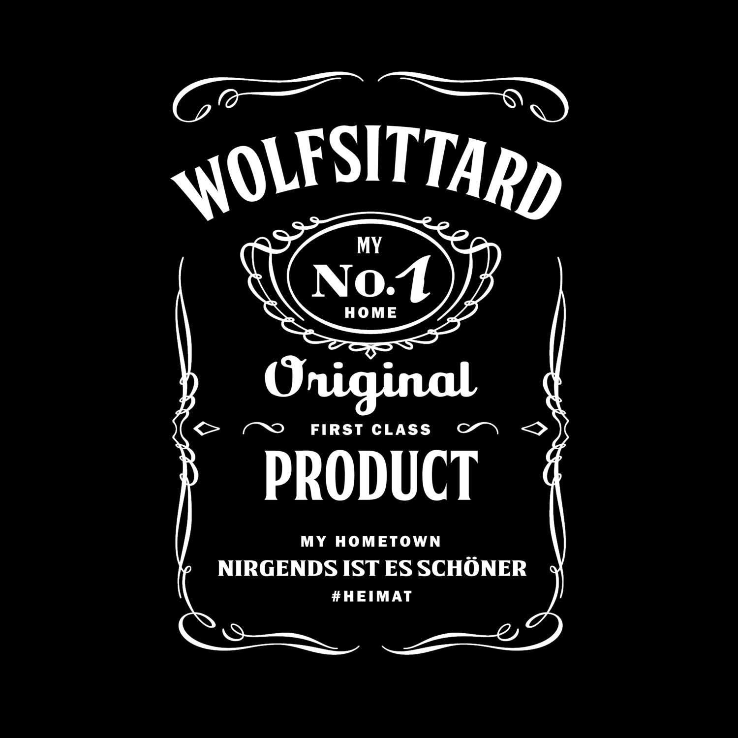 T-Shirt »Jackie« für den Ort »Wolfsittard«